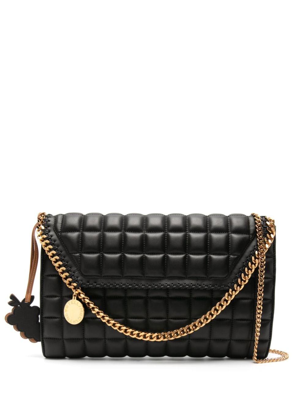 STELLA MCCARTNEY Quilted Fabric Shoulder Mini Handbag