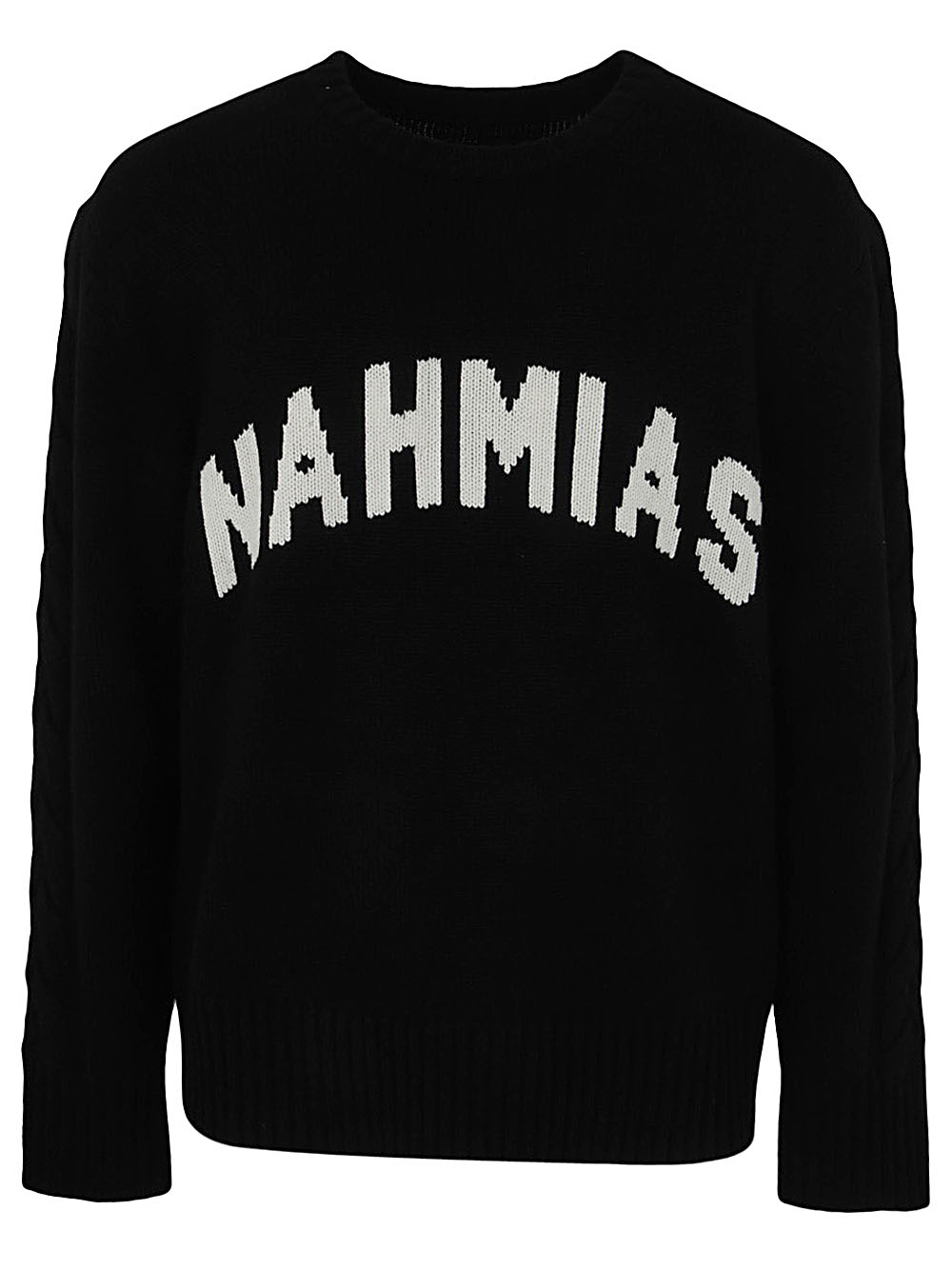 NAHMIAS Intarsia Crewneck Sweater for Men