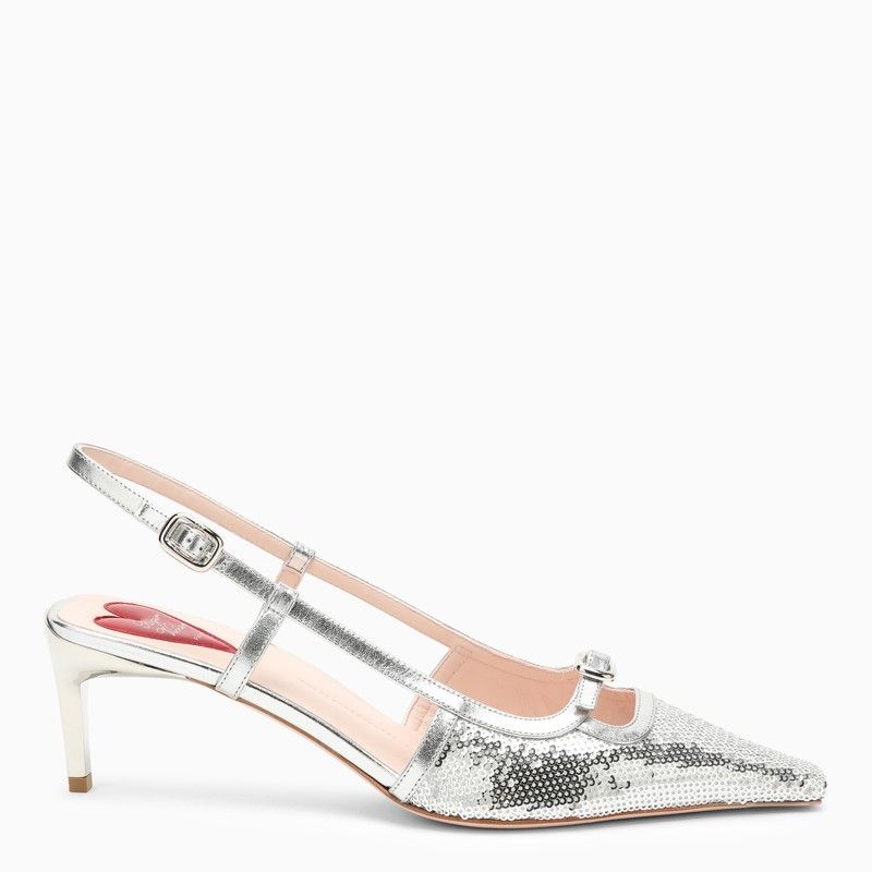 ROGER VIVIER Sequined Slingback Pumps
