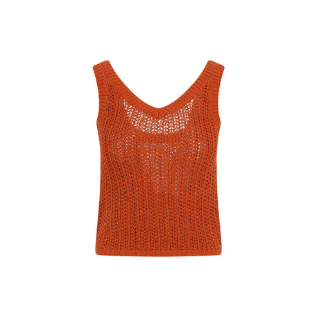 MAX MARA Crochet Knit Top