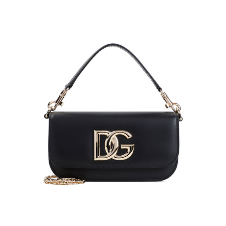 DOLCE & GABBANA Mini Leather Handbag (W:19cm H:10cm D:5cm)