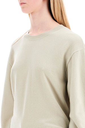 Áo len phối cashmere sang trọng