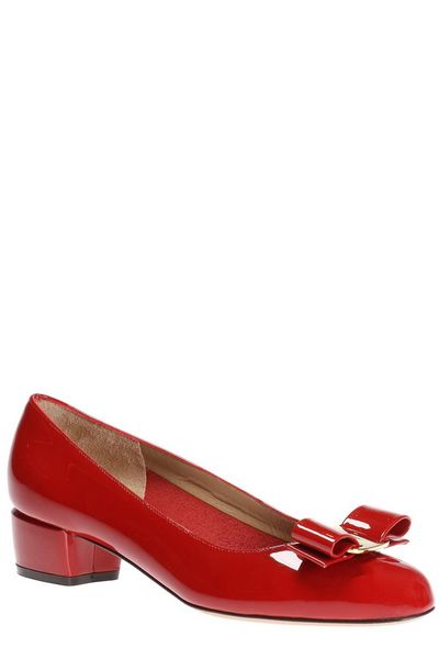 FERRAGAMO Chic Red Bow Pumps for Women - SS23 Collection
