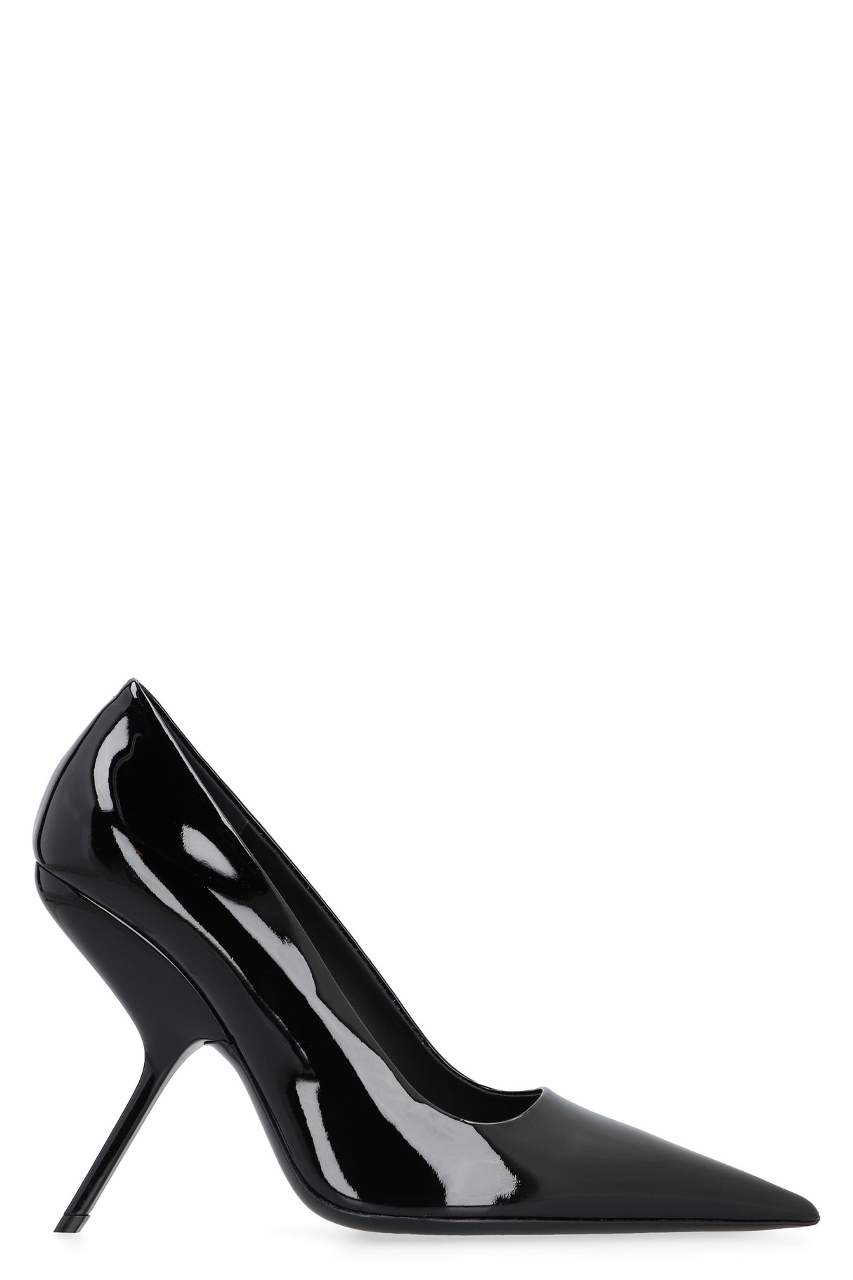 FERRAGAMO Elegant Patent Leather Pointy Toe Stiletto Pumps