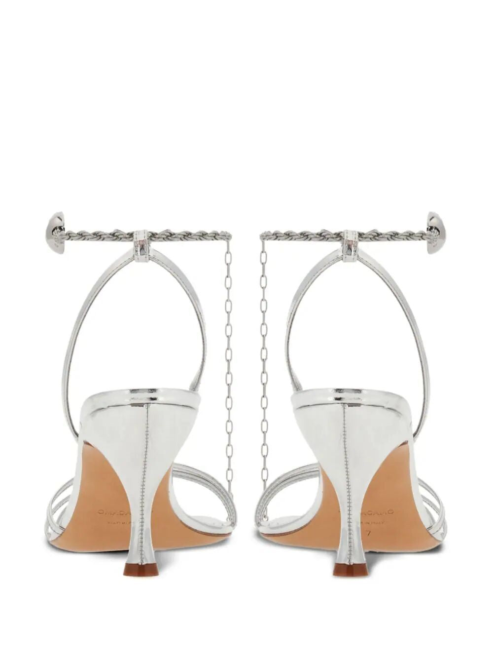 Stunning Metallic Chain Sandals for Women