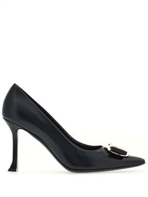 الأحذية الأصلية السوداء بطبقة فارا للنساء