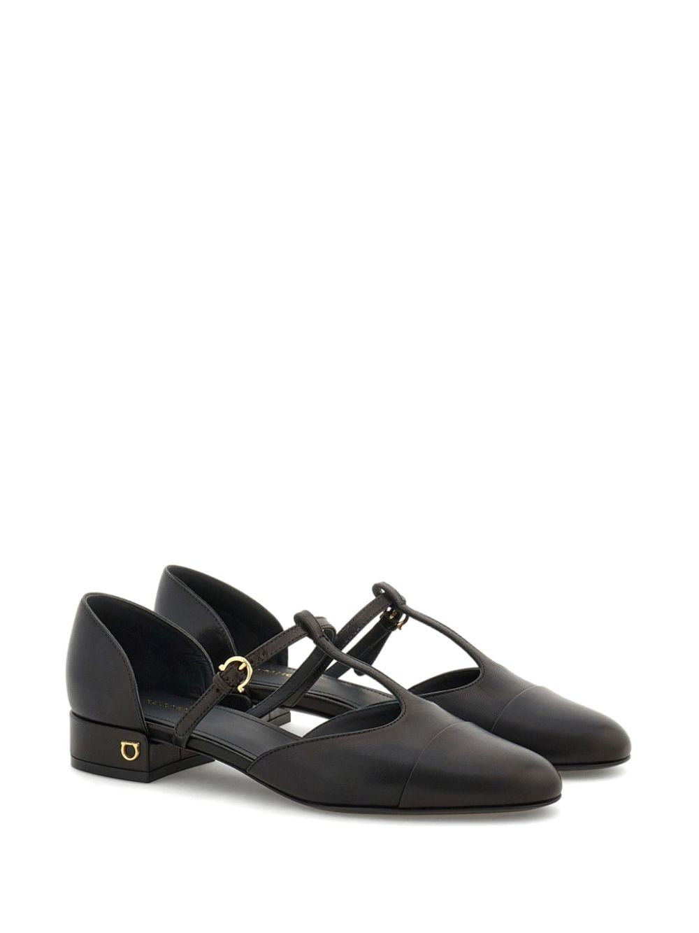 FERRAGAMO Chic T-Strap Court Shoes