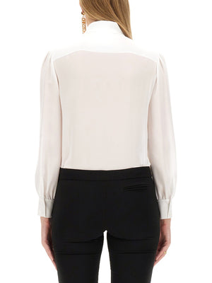 MOSCHINO COUTURE Elegant Silk Shirt (Size 40 IT)