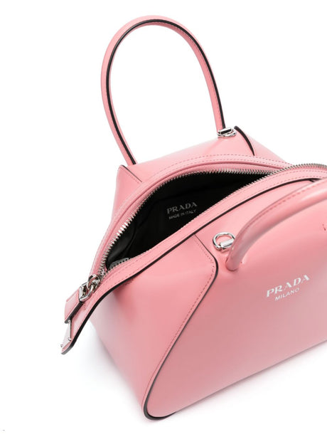 PRADA Elegant Handheld Leather Tote Bag