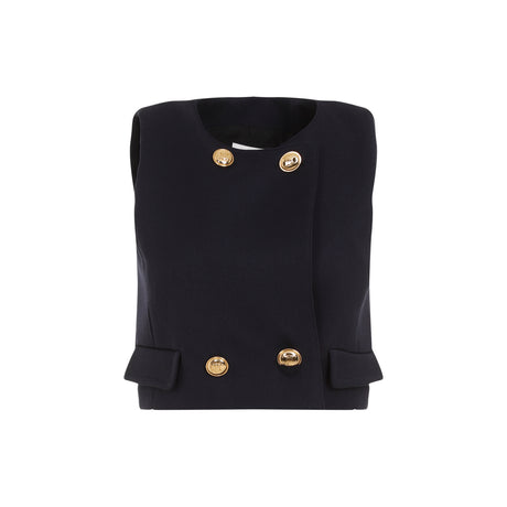 CELINE 4 Button Wool Blend Top