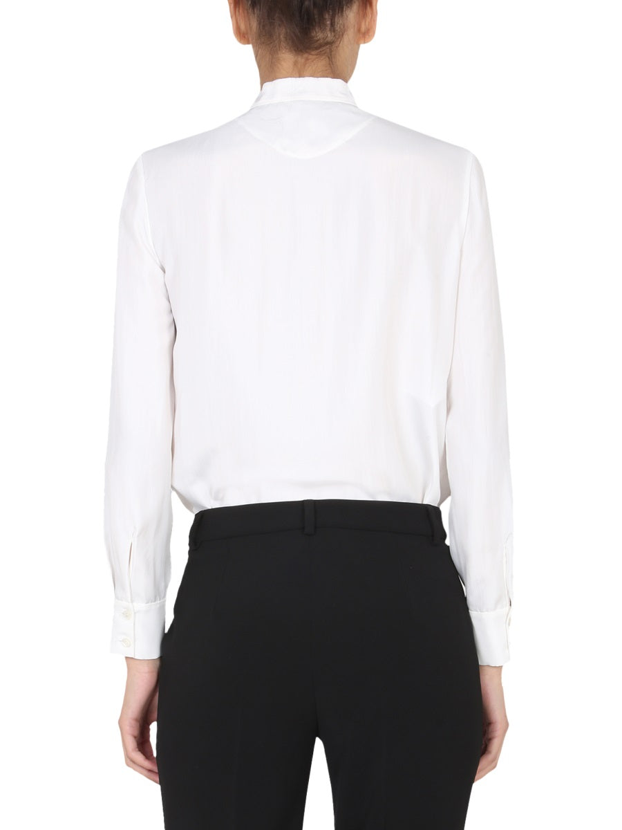 BOUTIQUE MOSCHINO Elegant Mandarin Collar Shirt for Women