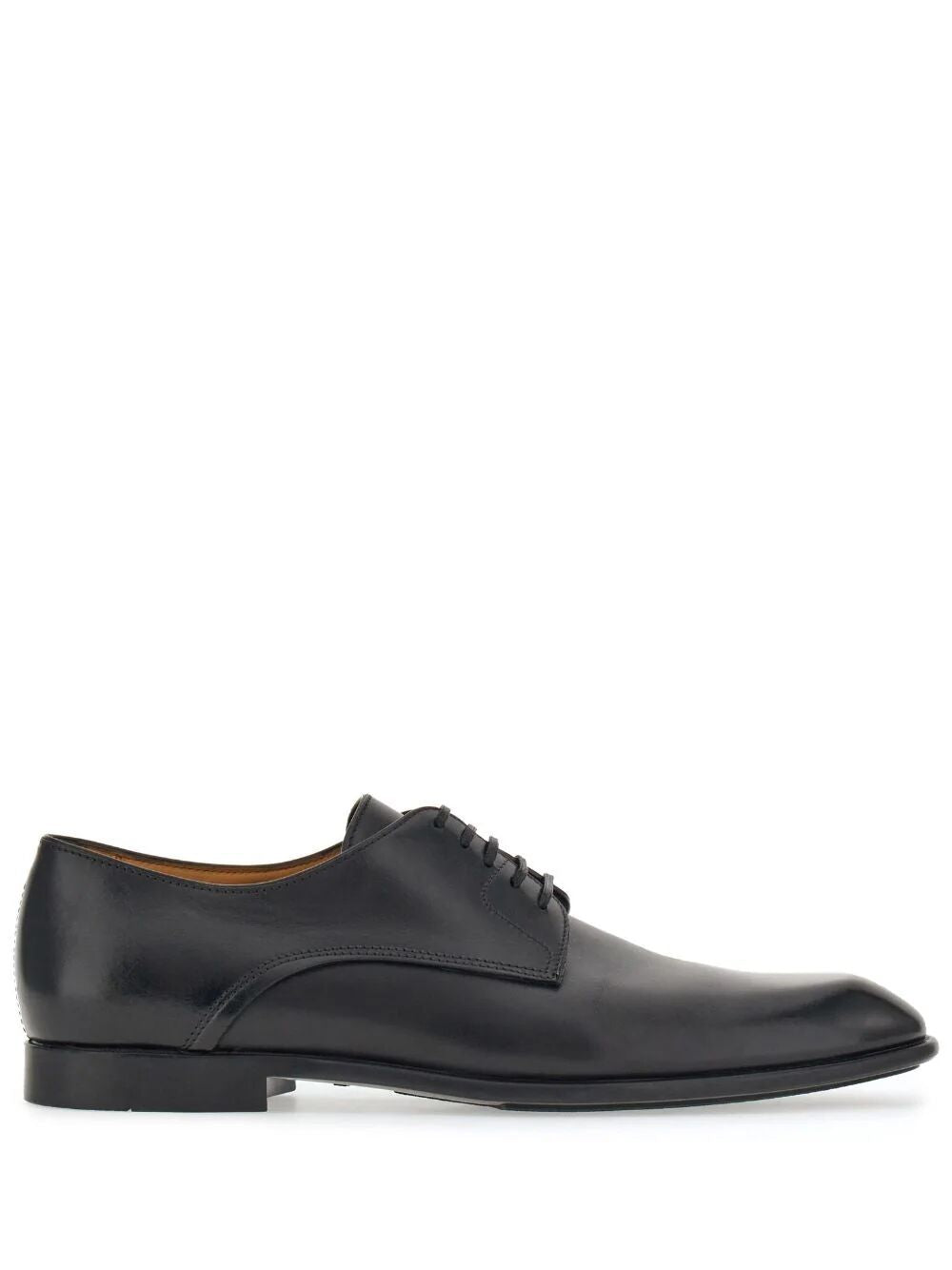 Ferragamo Lace-Up Leather Derby Dress Shoes for Men - SS24 Collection