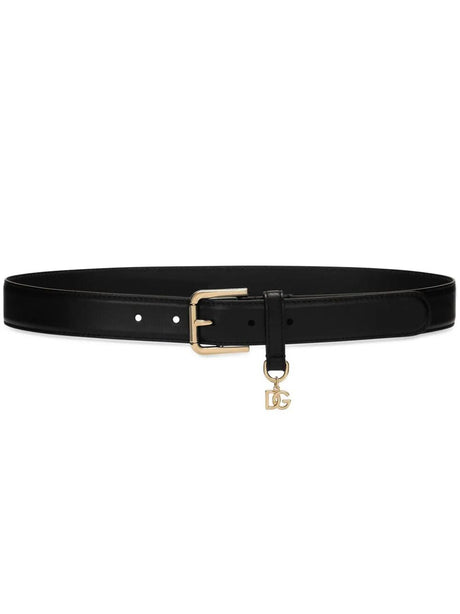 DOLCE & GABBANA Mini Logo Charm Belt