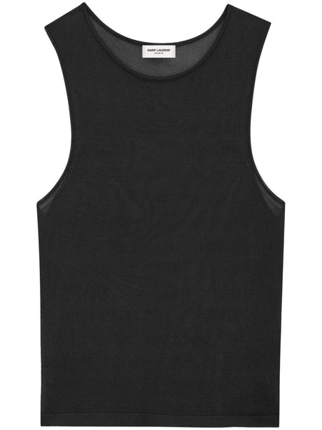 SAINT LAURENT PARIS Mini Sweater Tank Top for Men