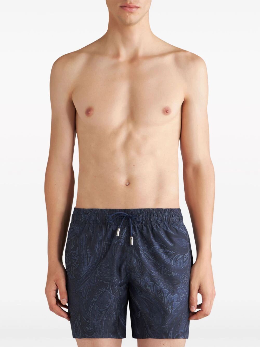 ETRO Midnight Paisley Mini Swim Shorts