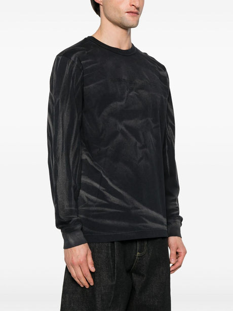 ALEXANDER WANG Crease Wash Relaxed Fit Long Sleeved T-Shirt