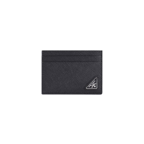 PRADA Mini Leather Wallet - 100% Calf Leather (W:10.5cm H:7.5cm D:0.5cm)