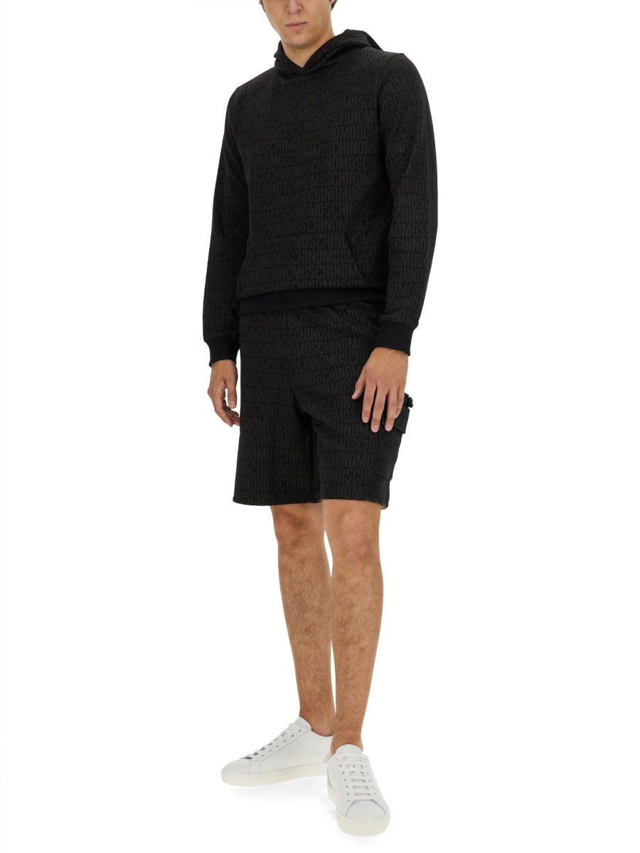 MOSCHINO COUTURE Mini Sweatshirt Bermuda for Men