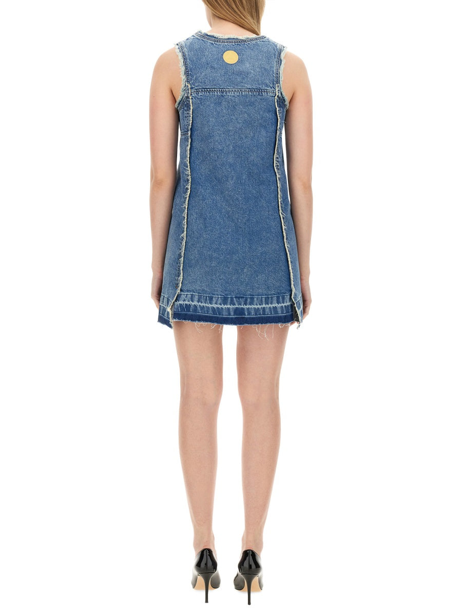 MOSCHINO JEANS Women's Denim Mini Dress - Size S