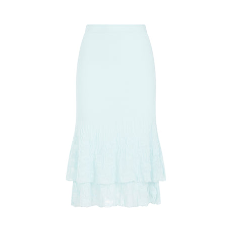 BOTTEGA VENETA Cotton Midi Skirt for Spring 2025