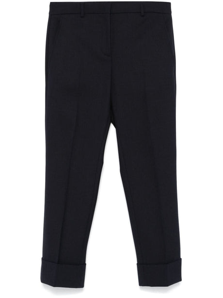 INCOTEX Men's Cropped Wool Pants for Fall/Winter 2024