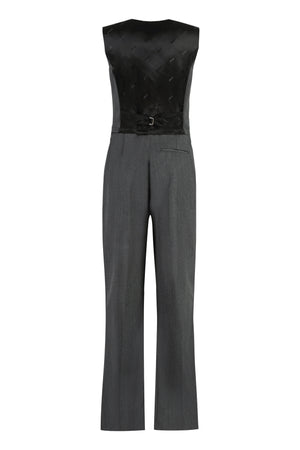 MOSCHINO COUTURE Elegant Virgin Wool Jumpsuit for Women