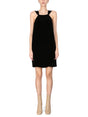 BOUTIQUE MOSCHINO Chic Mini Trapeze Dress with Square Neckline