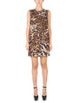 BOUTIQUE MOSCHINO Animal Print Dress - Women’s Mini Fashion Dress