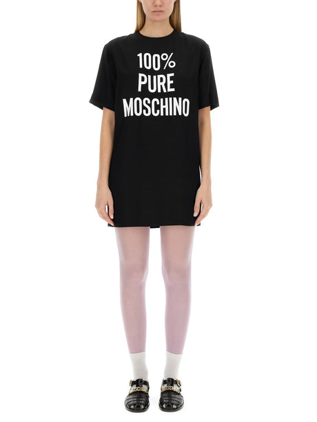 MOSCHINO COUTURE Couture Dress with Logo - Size 40 IT