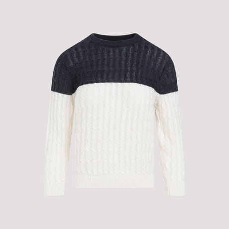 THEORY Color Block Pullover Sweater