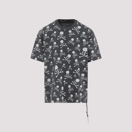 MASTERMIND WORLD Vintage Skull Graphic Tee for Men - SS25 Collection