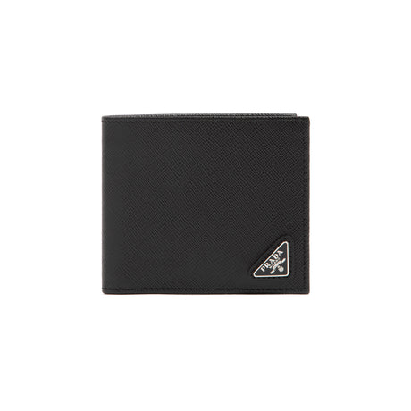 PRADA Mini Leather Wallet - Perfect for Everyday Use (11cm x 9.5cm x 2.5cm)