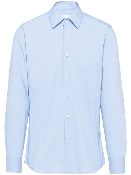 PRADA Elegant Women's Mini Popeline Shirt