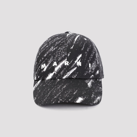 MARNI Men's Classic Cotton Hat for FW24