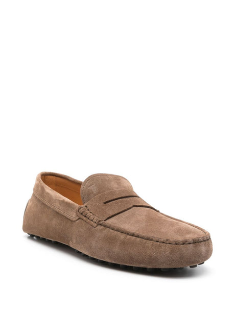 TOD`S Suede Rubber Driving Loafers