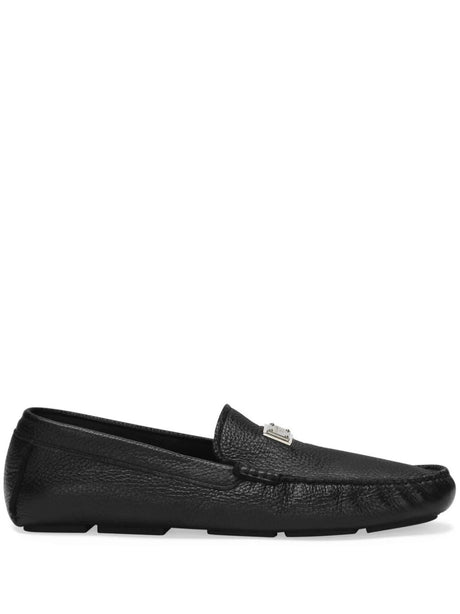 DOLCE & GABBANA Luxurious Calf Leather Loafers for Women