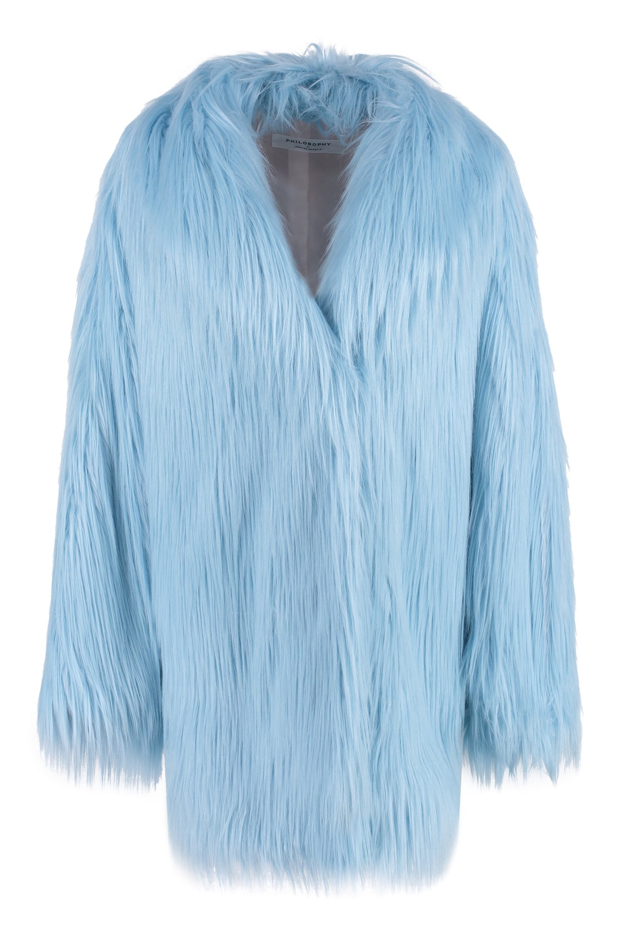 Oversized Blue Faux Fur Jacket - FW22 Collection