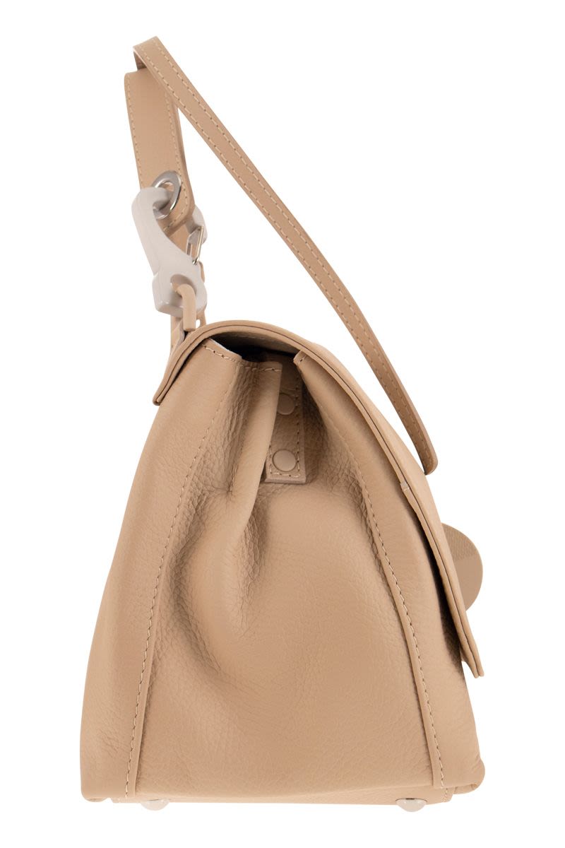 ZANELLATO Beige Postman® Hooked Handbag - FW23 Collection