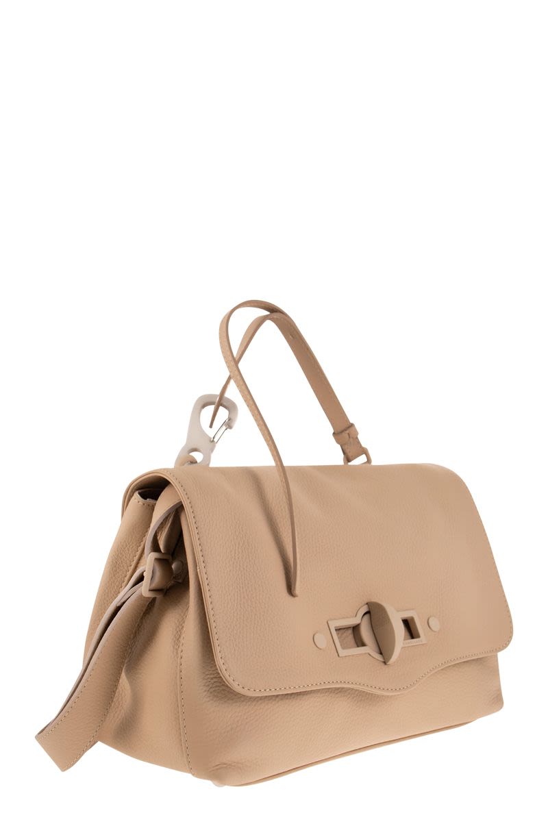 Beige Postman® Hooked Handbag - FW23コレクション