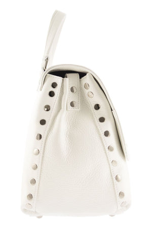 ZANELLATO Soft White Leather Handbag - Can be Carried Multiple Ways - 2024 Collection