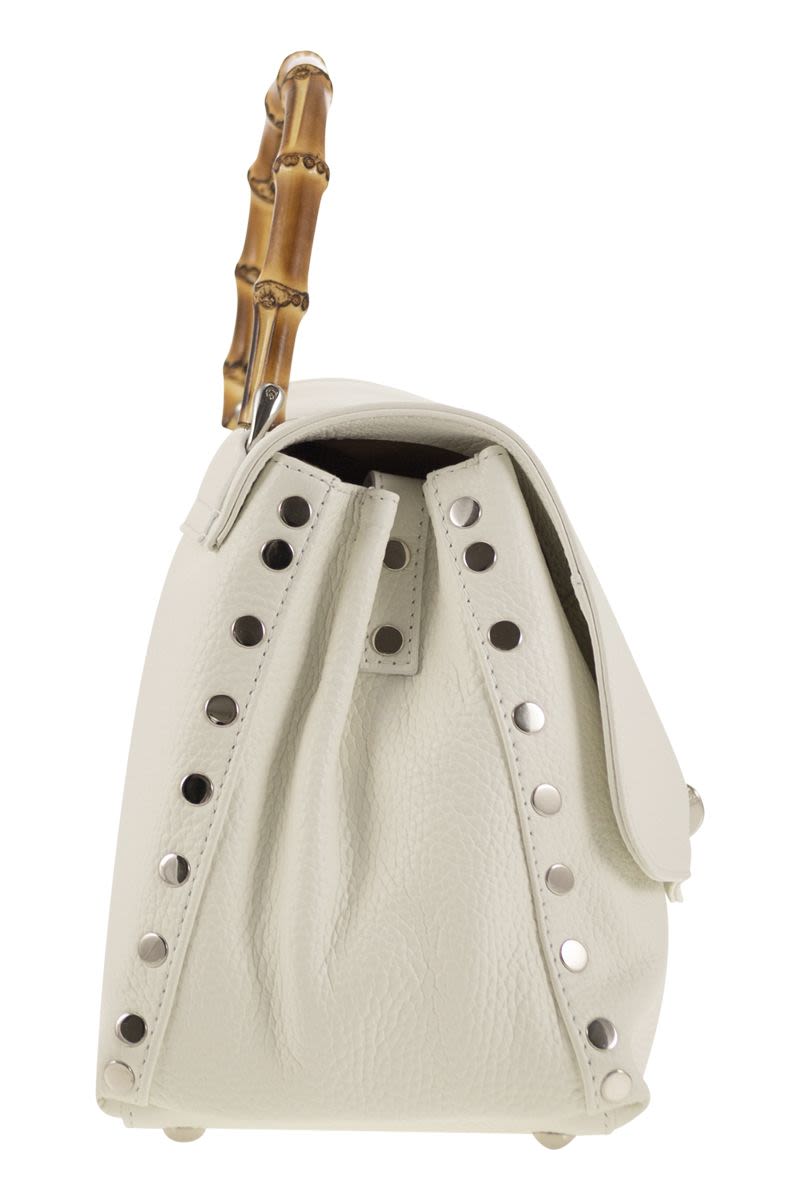 ZANELLATO Mini Handbag with Bamboo Handle