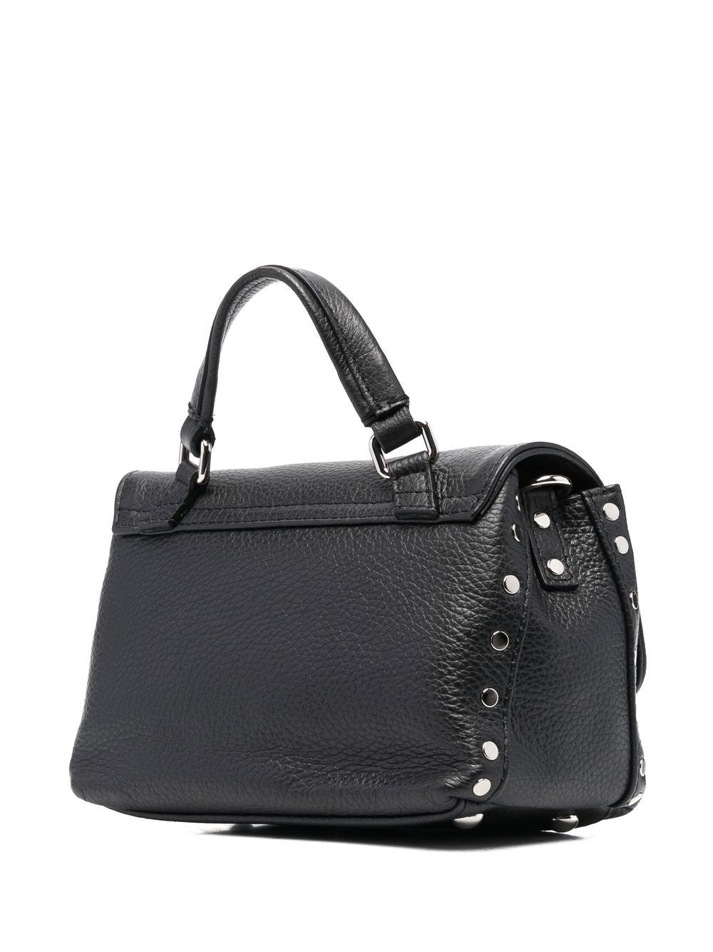 ZANELLATO Mini Pebbled Leather Handbag with Adjustable Strap