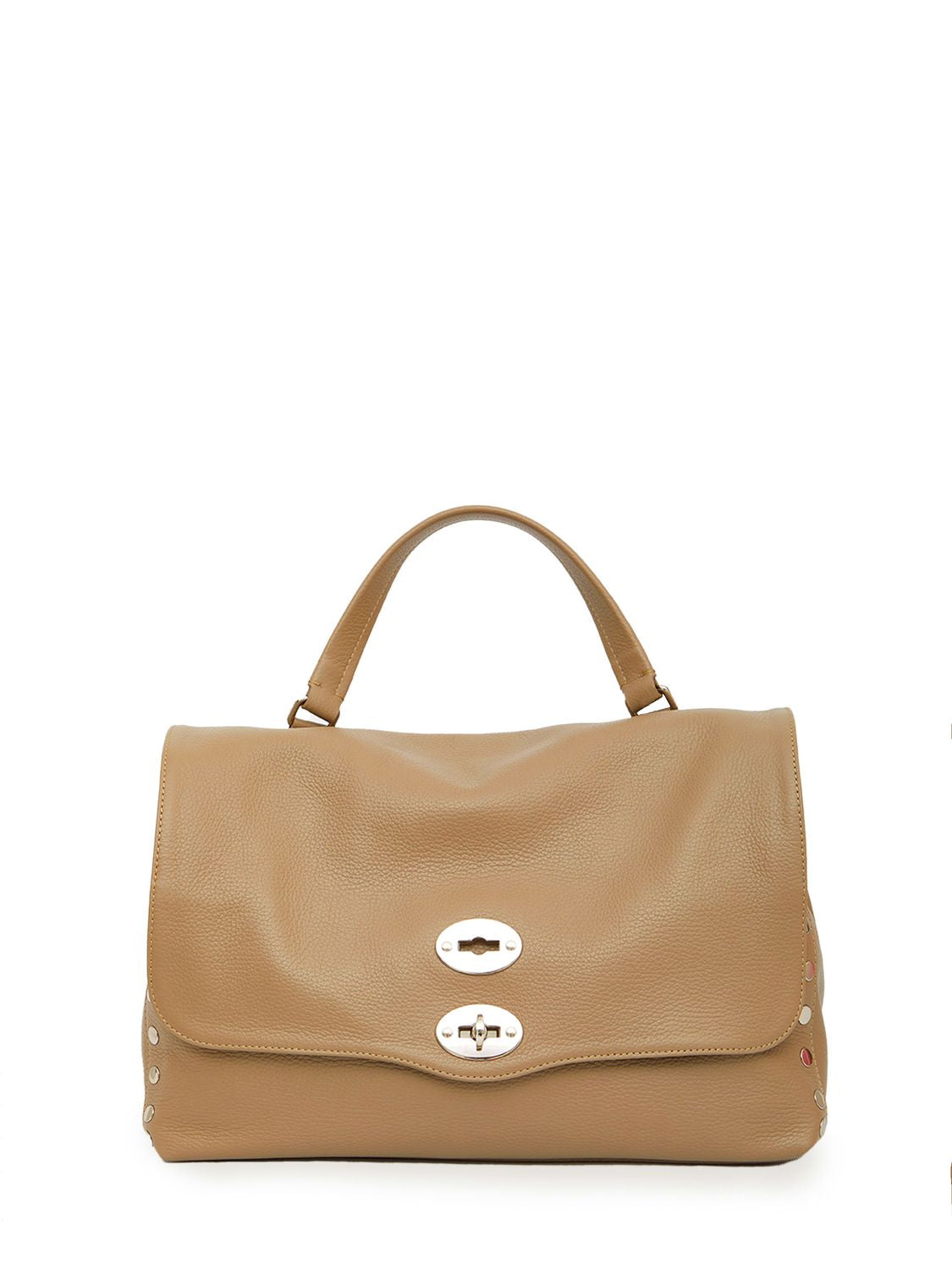 ZANELLATO Elegant Mini Cappuccino Leather Handbag