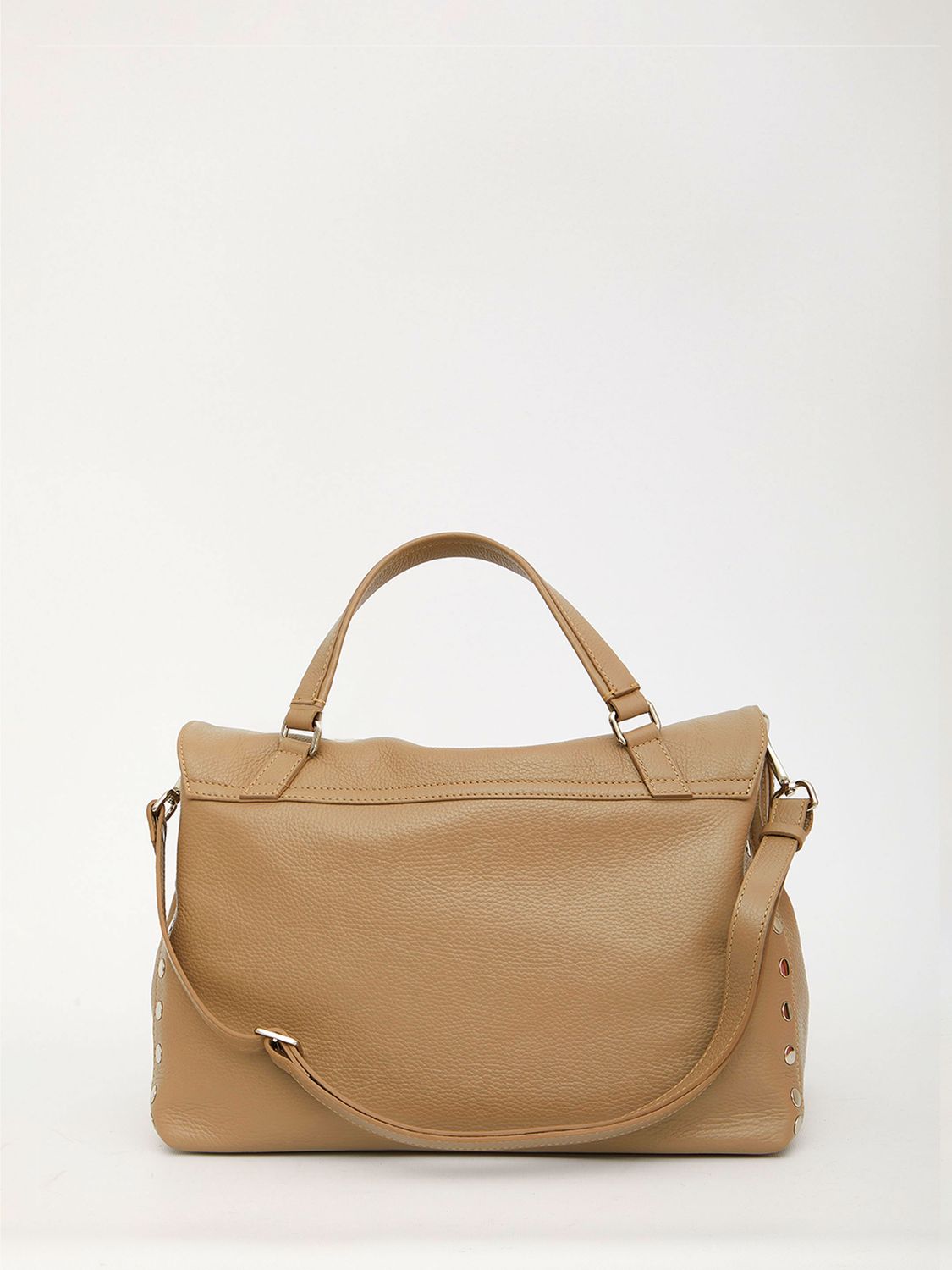 ZANELLATO Elegant Mini Cappuccino Leather Handbag