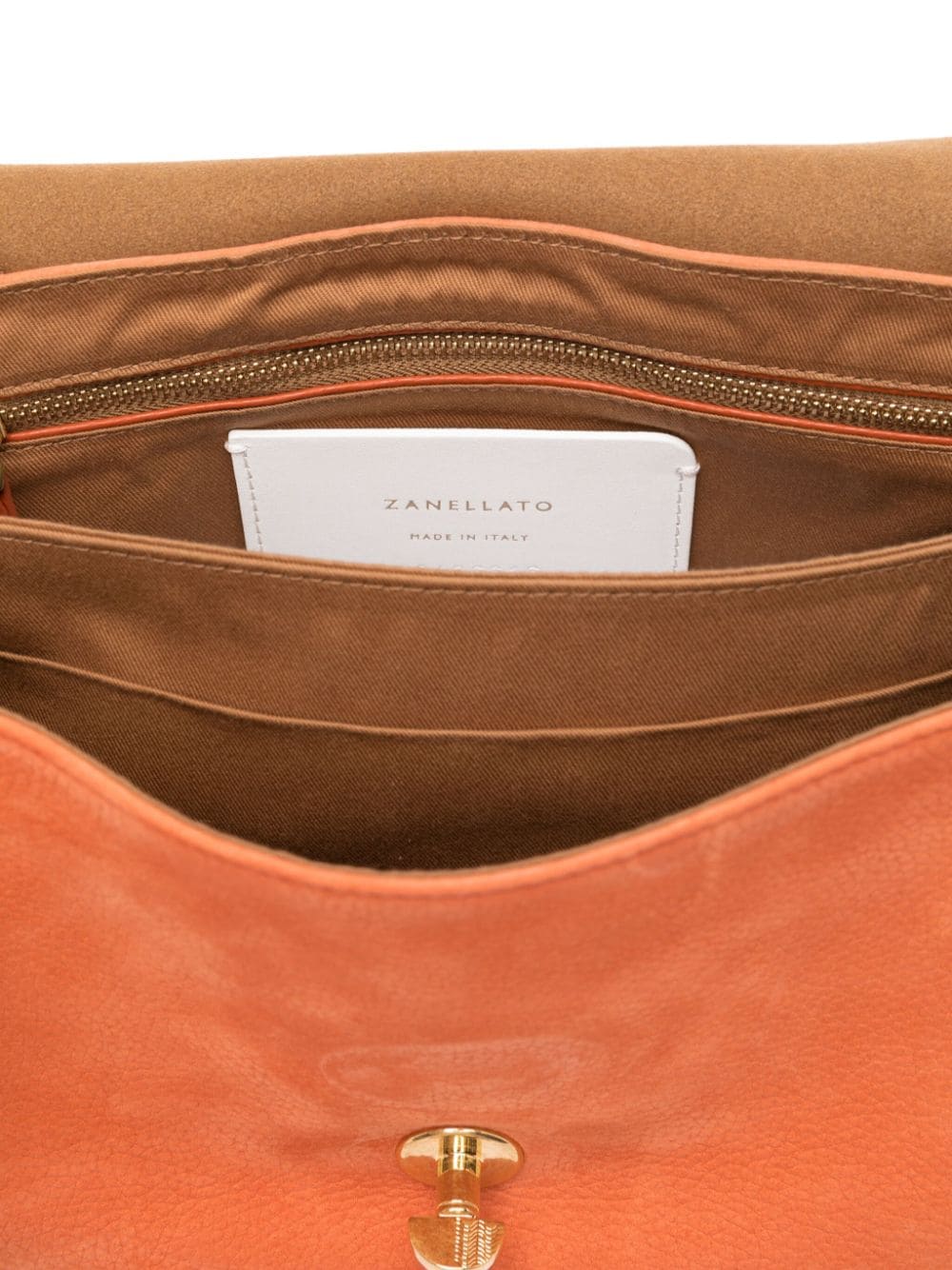 ZANELLATO Autumn Spice Mini Leather Crossbody Bag