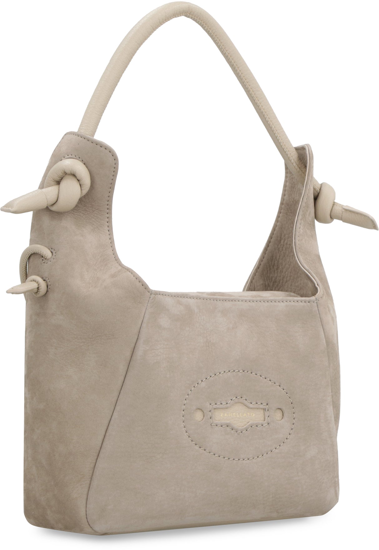 ZANELLATO Stylish Grey Leather Handbag for Women - FW23 Collection