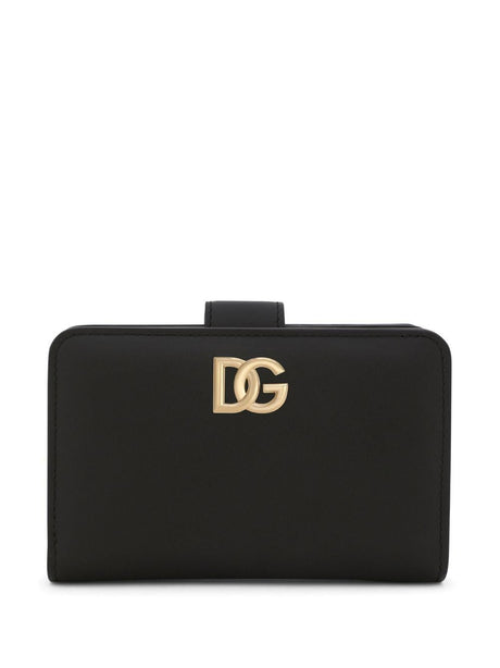 DOLCE & GABBANA Luxury Leather Wallet for Men - Autumn/Winter Collection