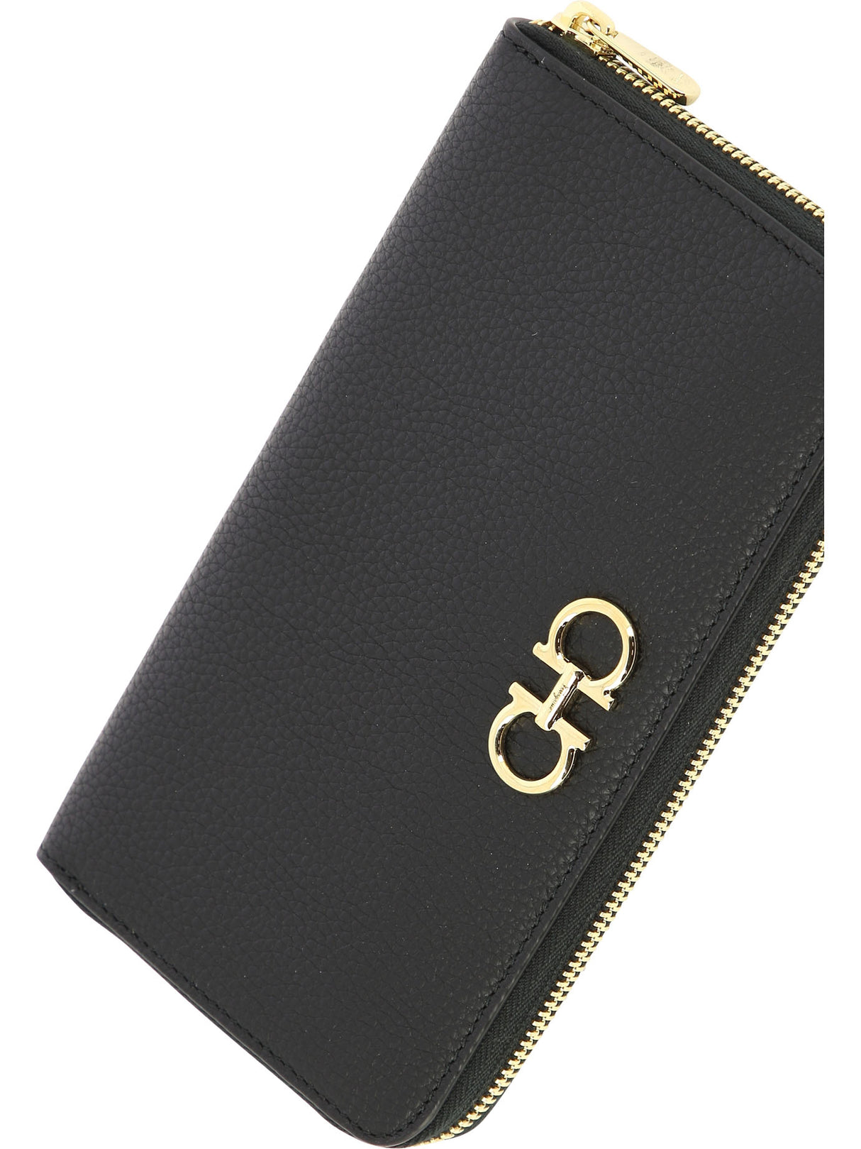 FERRAGAMO Elegant Continental Wallet with Gancini Hook Detail