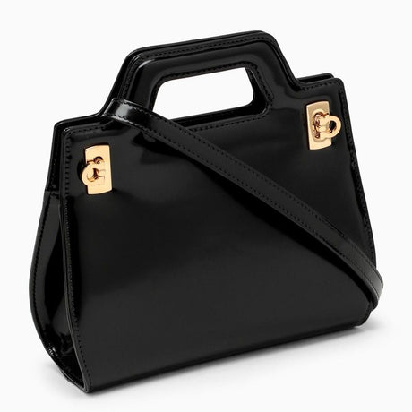 Túi xách da đen Wanda - Bộ sưu tập SS24 dành cho phụ nữ