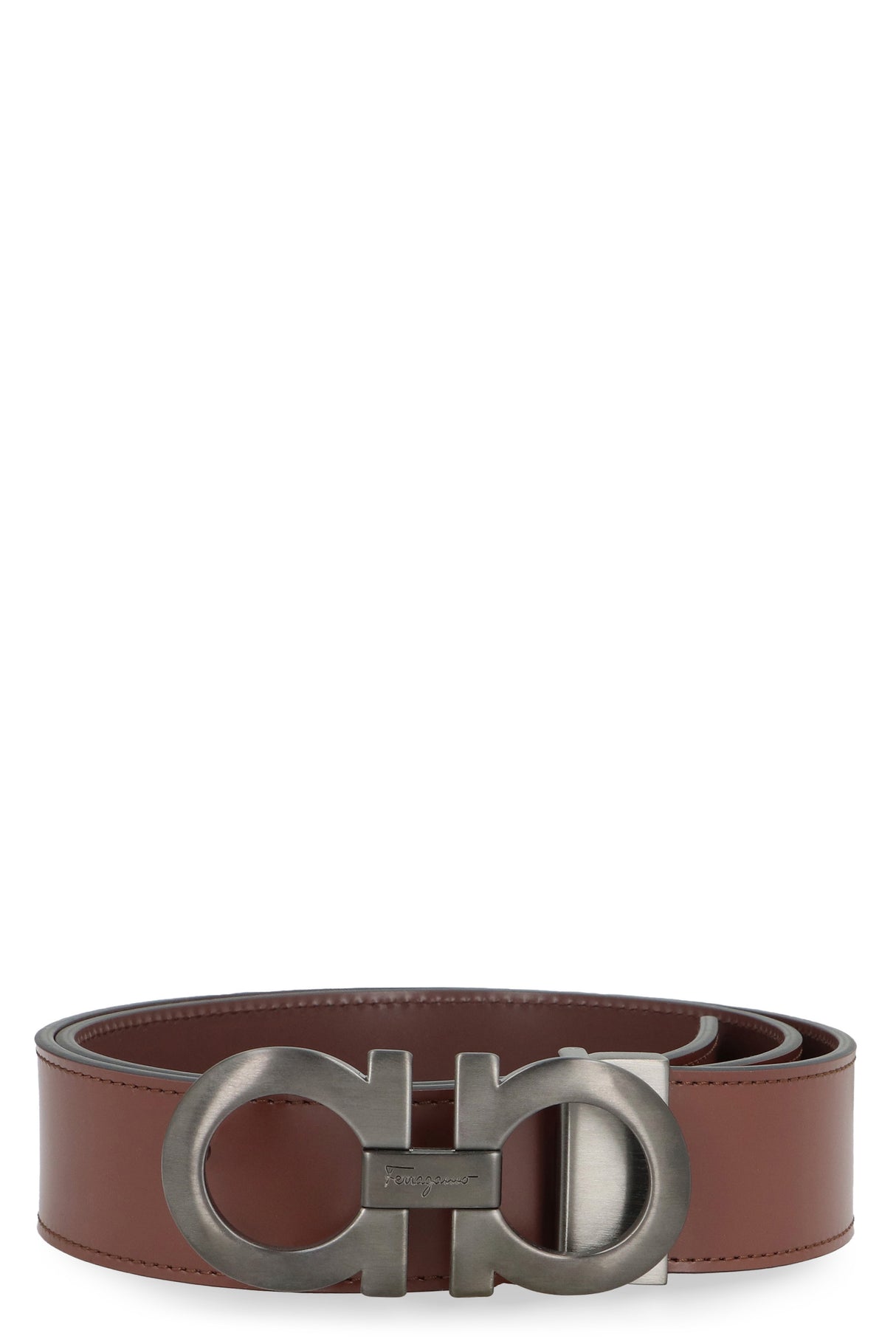 Ferragamo Reversible Leather Belt - 3.5 cm Width